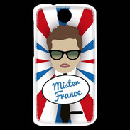 Coque HTC Desire 310 Mister France Chatain