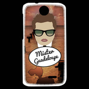 Coque HTC Desire 310 Mister Guadeloupe Chatain