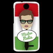 Coque HTC Desire 310 Mister Italie Chatain