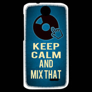 Coque HTC Desire 310 Keep Calm and Mix that Bleu