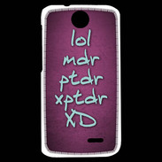 Coque HTC Desire 310 LOL MDR Rose ZG