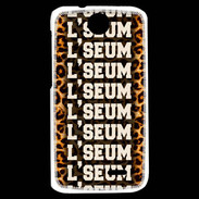 Coque HTC Desire 310 L'seum Léopard