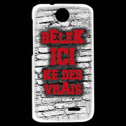 Coque HTC Desire 310 Belek Ici Rouge