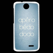 Coque HTC Desire 310 Apéro bédo dodo bleu ZG