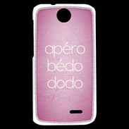 Coque HTC Desire 310 Apéro bédo dodo Rose ZG