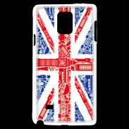 Coque Samsung Galaxy Note 4 Angleterre sur Drapeau 1