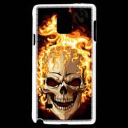 Coque Samsung Galaxy Note 4 Tête de mort en flamme 5