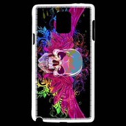Coque Samsung Galaxy Note 4 Tête de mort design et colorée