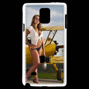 Coque Samsung Galaxy Note 4 Avion sexy