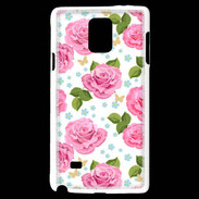 Coque Samsung Galaxy Note 4 Vintage Rose 3