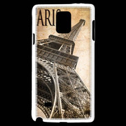 Coque Samsung Galaxy Note 4 Tour Eiffel vertigineuse vintage