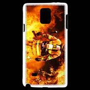 Coque Samsung Galaxy Note 4 Pompiers Soldat du feu 2