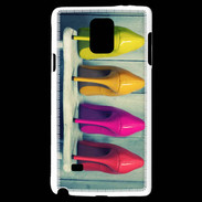 Coque Samsung Galaxy Note 4 Chaussures à talons colorés 5