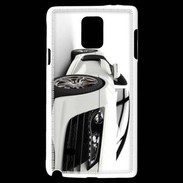 Coque Samsung Galaxy Note 4 Belle voiture sportive blanche