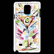 Coque Samsung Galaxy Note 4 cocktail en dessin