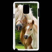 Coque Samsung Galaxy Note 4 Cheval et poulain