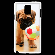 Coque Samsung Galaxy Note 4 Bull mastiff chiot