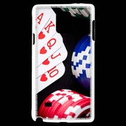 Coque Samsung Galaxy Note 4 Quinte poker