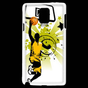 Coque Samsung Galaxy Note 4 Basketteur en dessin