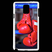 Coque Samsung Galaxy Note 4 Paire de gants de boxe rouge