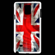 Coque Samsung Galaxy Note 4 Drapeau anglais grunge