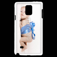 Coque Samsung Galaxy Note 4 Bébé ruban bleu