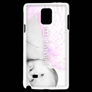 Coque Samsung Galaxy Note 4 Bébé ailes d'ange rose