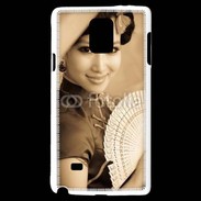 Coque Samsung Galaxy Note 4 Femme japonaise glamour 1