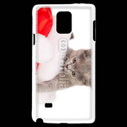 Coque Samsung Galaxy Note 4 Chaton Noël