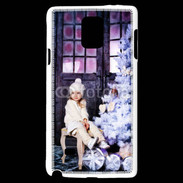 Coque Samsung Galaxy Note 4 Sapin de Noël et petite fille