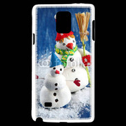 Coque Samsung Galaxy Note 4 Bonhommes de neige
