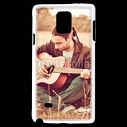 Coque Samsung Galaxy Note 4 Guitariste peace and love 1