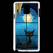 Coque Samsung Galaxy Note 4 Chat noir