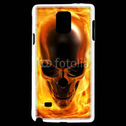 Coque Samsung Galaxy Note 4 crâne en feu