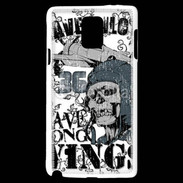 Coque Samsung Galaxy Note 4 Pilote Tête de mort