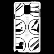Coque Samsung Galaxy Note 4 Icônes coiffeur