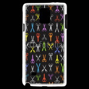 Coque Samsung Galaxy Note 4 Fond ciseau coiffeur