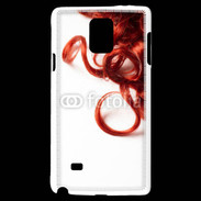 Coque Samsung Galaxy Note 4 Coiffure Cheveux bouclés rouges