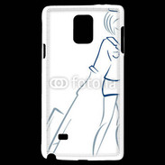 Coque Samsung Galaxy Note 4 Hôtesse de l'air 2