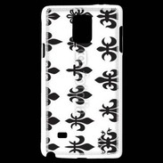 Coque Samsung Galaxy Note 4 Symbole Fleur de Lys 