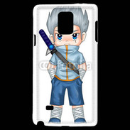 Coque Samsung Galaxy Note 4 Chibi style illustration of a superhero 2
