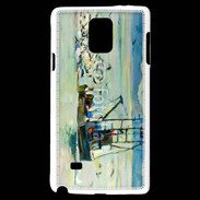 Coque Samsung Galaxy Note 4 Peinture bateau de pêche