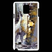 Coque Samsung Galaxy Note 4 Peinture village rural