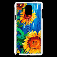 Coque Samsung Galaxy Note 4 Peinture de tournesol