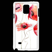 Coque Samsung Galaxy Note 4 Peinture de Coquelicots