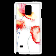Coque Samsung Galaxy Note 4 Peinture de Coquelicots 25
