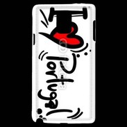 Coque Samsung Galaxy Note 4 I love Portugal
