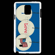 Coque Samsung Galaxy Note 4 I love USA 5