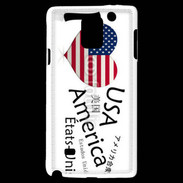 Coque Samsung Galaxy Note 4 I love USA 6