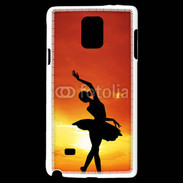 Coque Samsung Galaxy Note 4 Danseuse couché de soleil